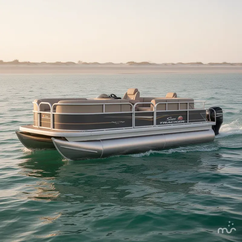 The Image of Sun Tracker Party Barge 18 DLX 2023 - 0