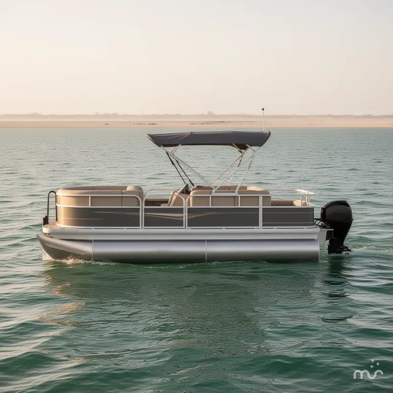 Slide: The Image of Sun Tracker Party Barge 18 DLX 2023 - 1