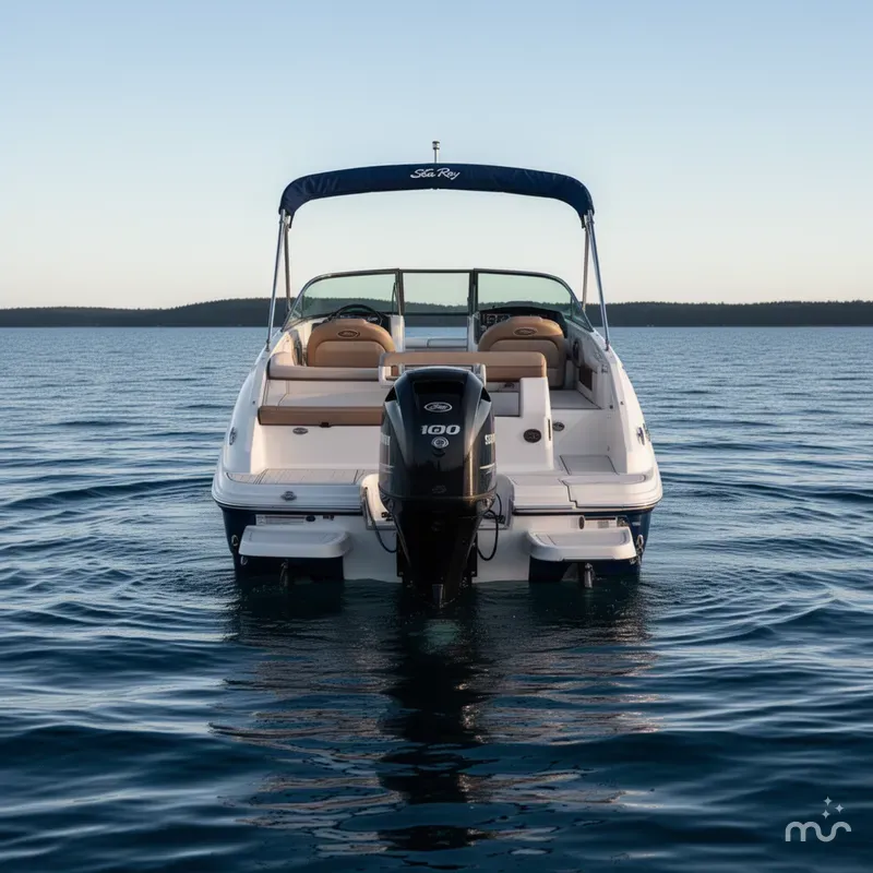 Slide: The Image of Sea Ray 240 Sundeck Outboard 2016 - 3