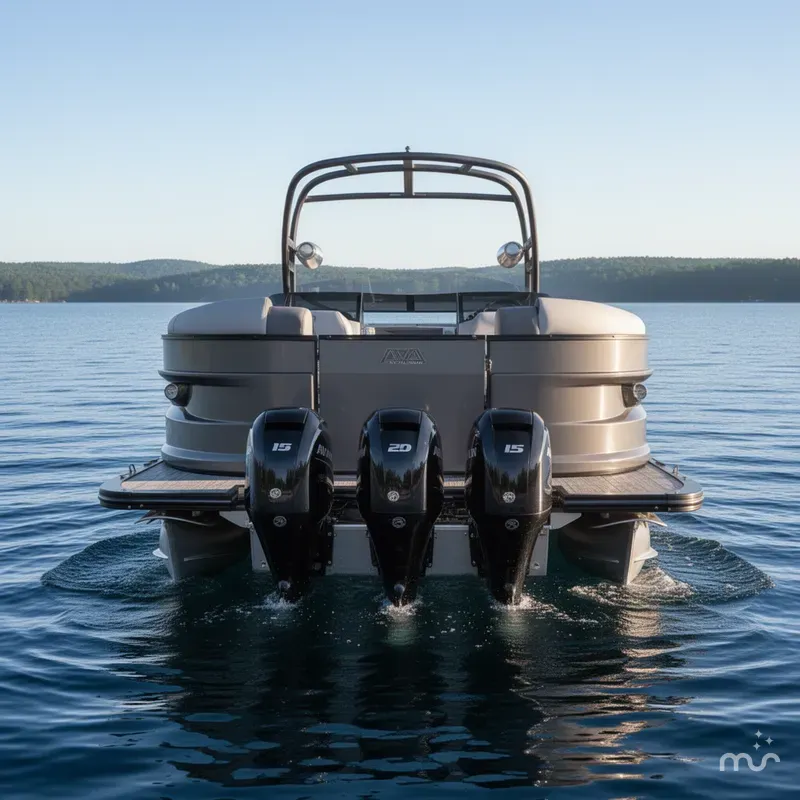 Slide: The Image of Avalon Excalibur LTD Quad Lounge Windshield - 25' 2026 - 3