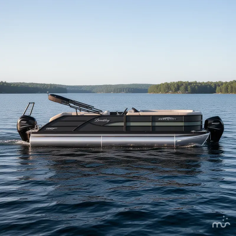 Slide: The Image of Bentley Pontoons Legacy 223 Swingback 2026 - 2