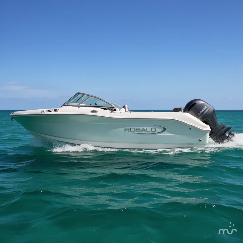 Slide: The Image of Robalo R207 Dual Console 2019 - 2