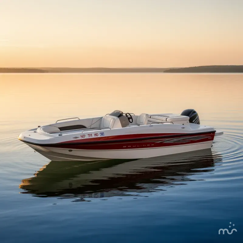 Slide: The Image of Bayliner 197 Deck Boat 2008 - 2