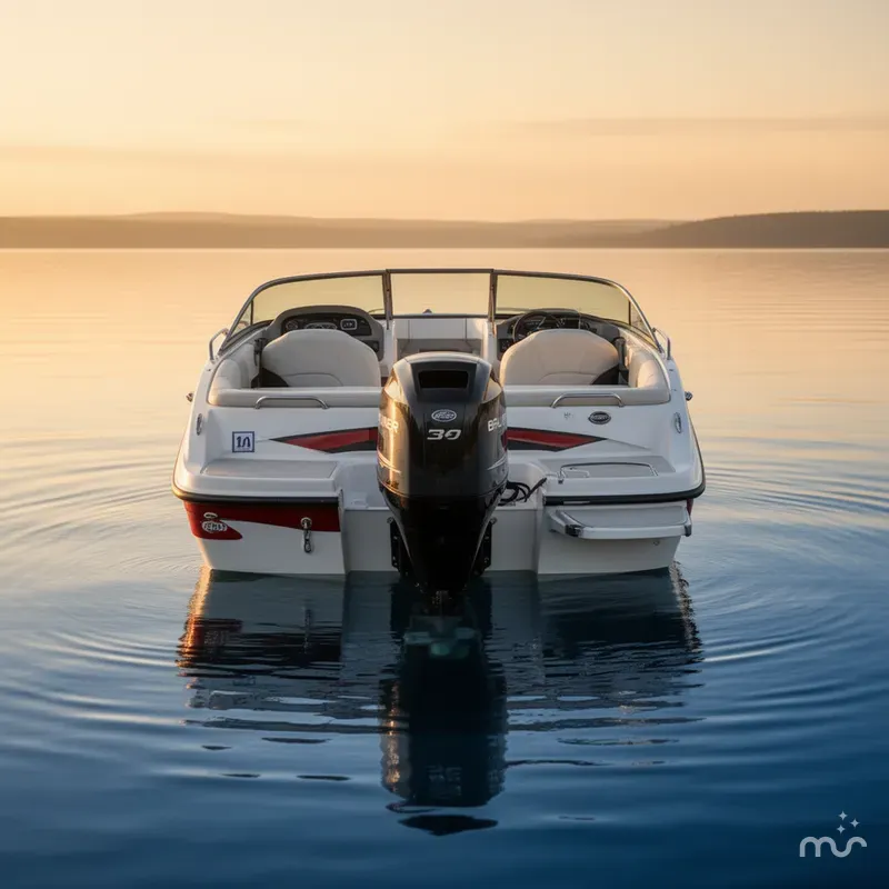 Slide: The Image of Bayliner 197 Deck Boat 2008 - 3