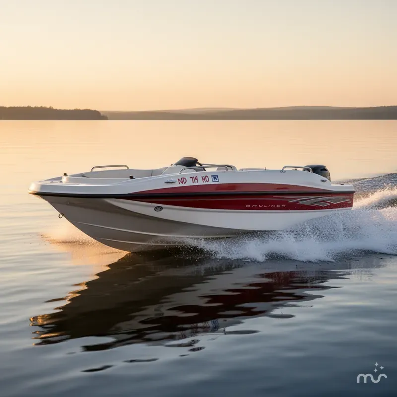 Slide: The Image of Bayliner 197 Deck Boat 2008 - 4