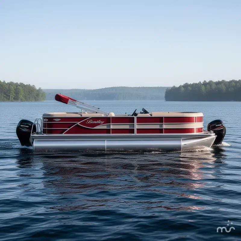 Slide: The Image of Bentley Pontoons Legacy 220 Navigator 2026 - 2