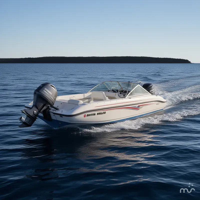 Slide: The Image of Boston Whaler 18 Ventura Bowrider 1999 - 4