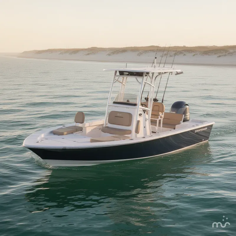 Slide: The Image of Sportsman Masters 227 Bay Boat 2018 - 2
