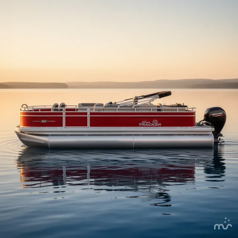 Slide: The Image of Sun Tracker Fishin' Barge 22 DLX 2026 - 2
