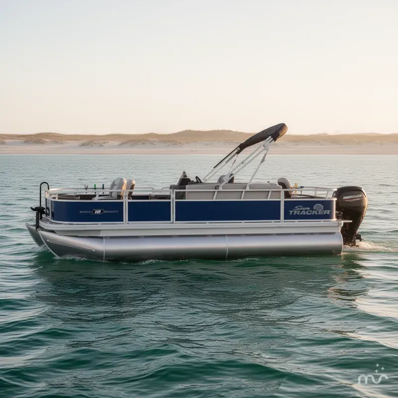 Slide: The Image of Sun Tracker Bass Buggy 18 DLX 2026 - 2