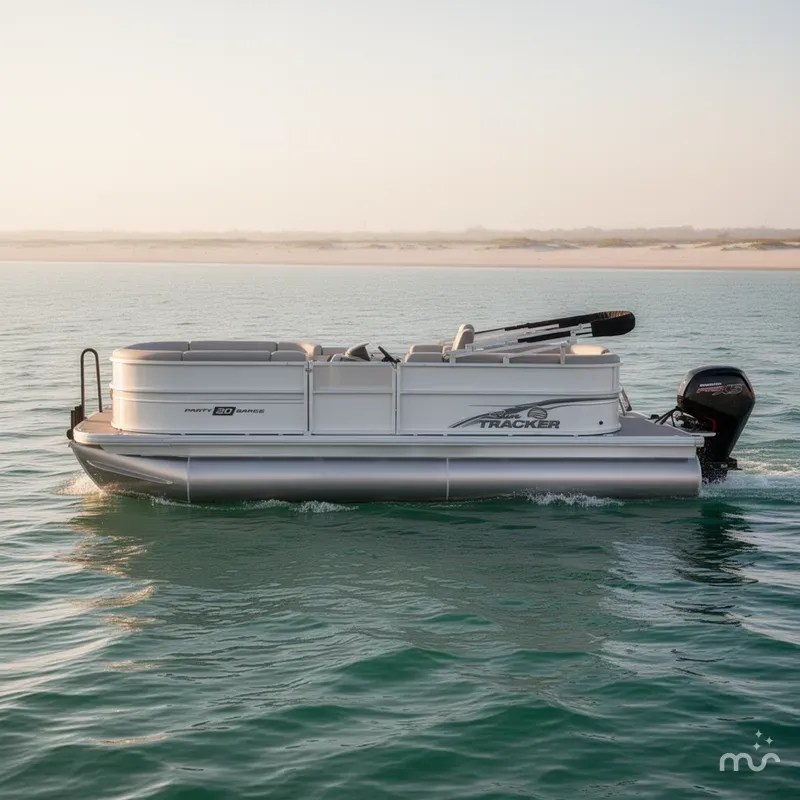 Slide: The Image of Sun Tracker Party Barge 20 DLX 2026 - 2