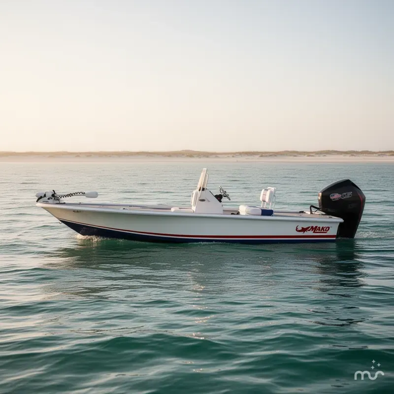 Slide: The Image of Mako 18 Pro Skiff Patriot Edition 2026 - 2