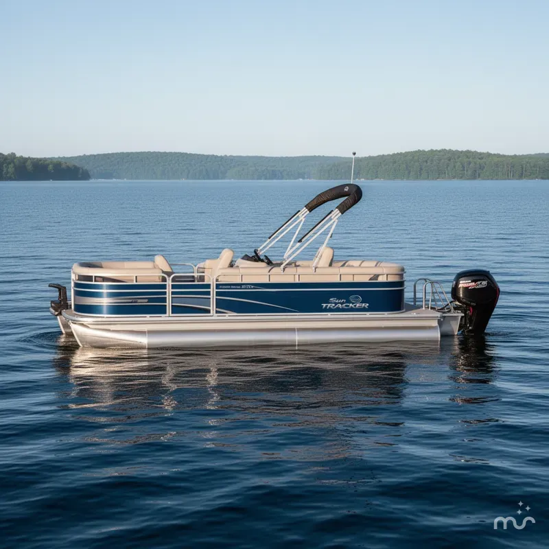 Slide: The Image of Sun Tracker Fishin' Barge 20 DLX 2026 - 2