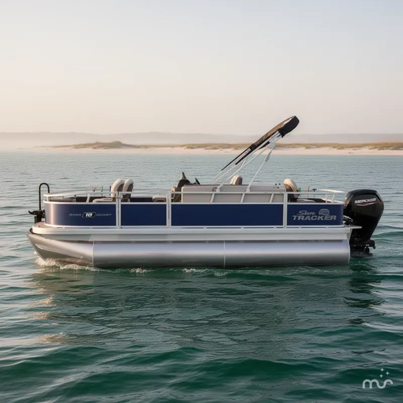 Slide: The Image of Sun Tracker Bass Buggy 18 DLX 2026 - 2