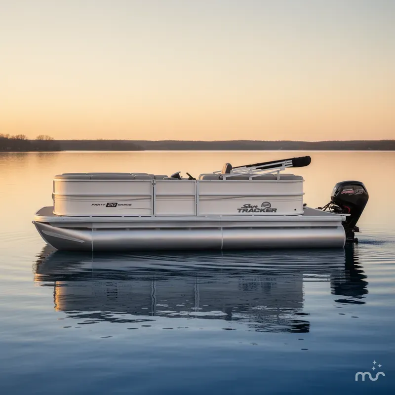 Slide: The Image of Sun Tracker Party Barge 20 DLX 2026 - 2