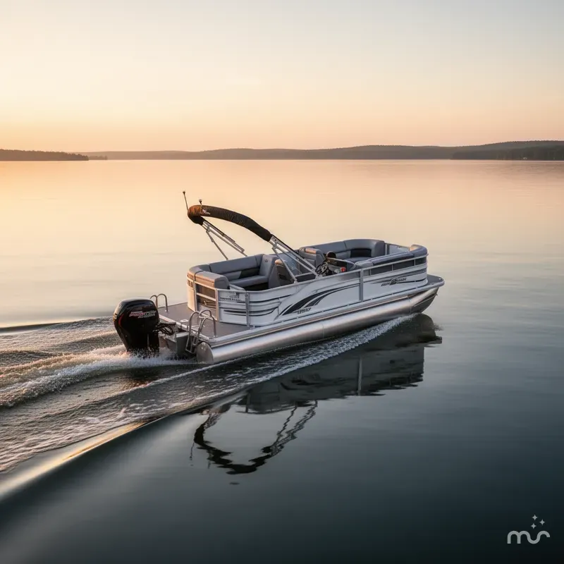 Slide: The Image of Sun Tracker Party Barge 20 DLX 2026 - 4