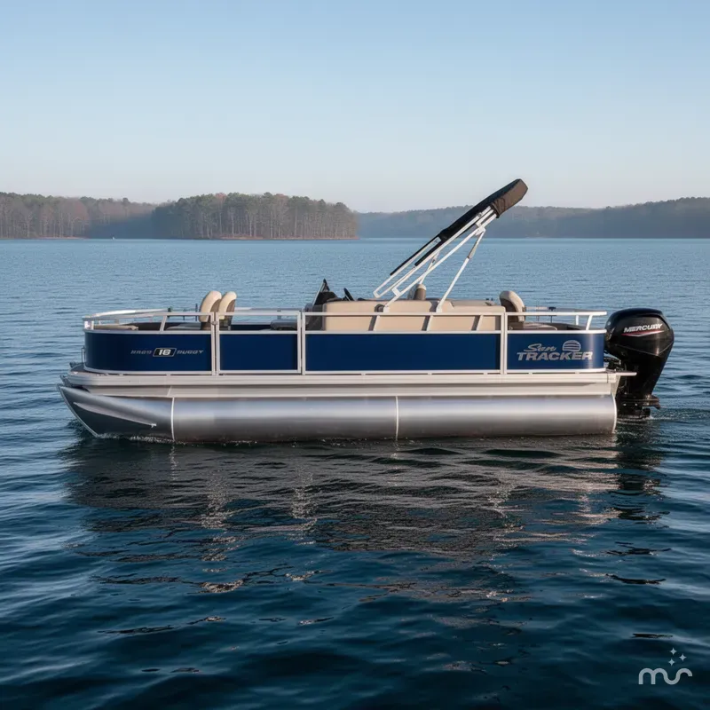 Slide: The Image of Sun Tracker Bass Buggy 18 DLX 2026 - 2