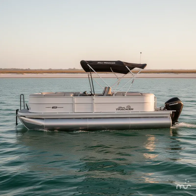 Slide: The Image of Sun Tracker Party Barge 22 XP3 2026 - 2
