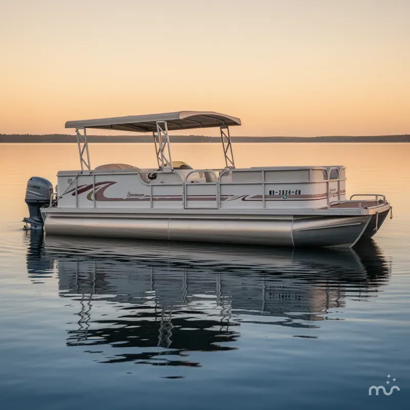Slide: The Image of Sundancer Pontoons 26 D Legend 1999 - 2