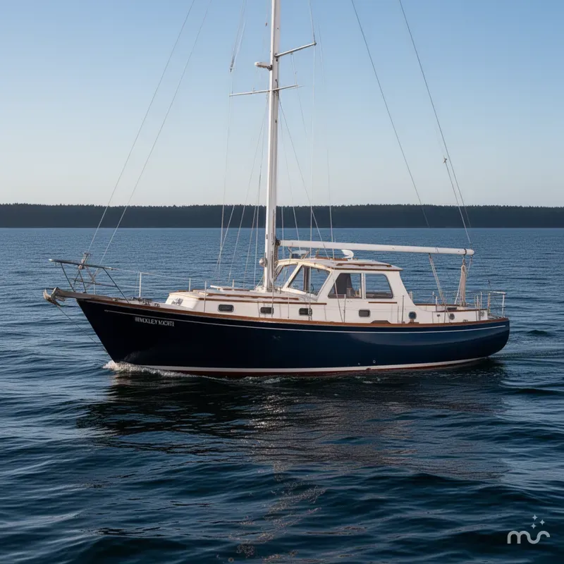 Slide: The Image of Hinckley Yachts 41 1969 - 2