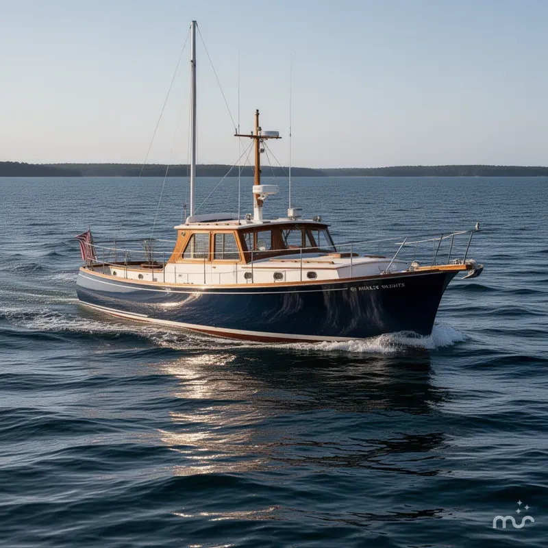 Slide: The Image of Hinckley Yachts 41 1969 - 4