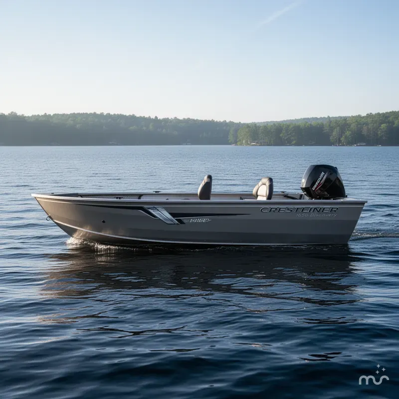 Slide: The Image of Crestliner 1650 Discovery Tiller 2027 - 2