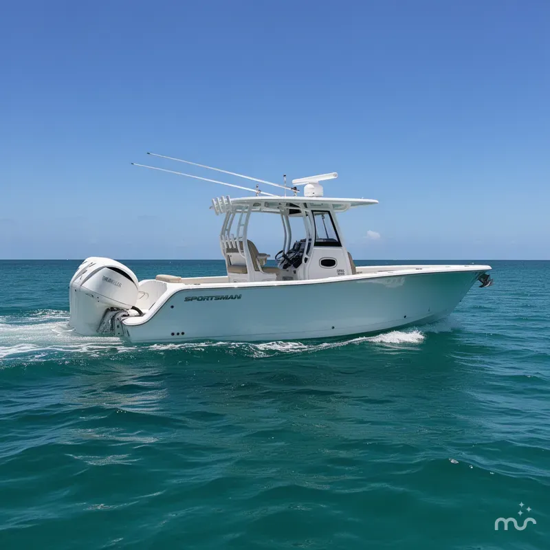 Slide: The Image of Sportsman Open 302 Center Console 2026 - 2