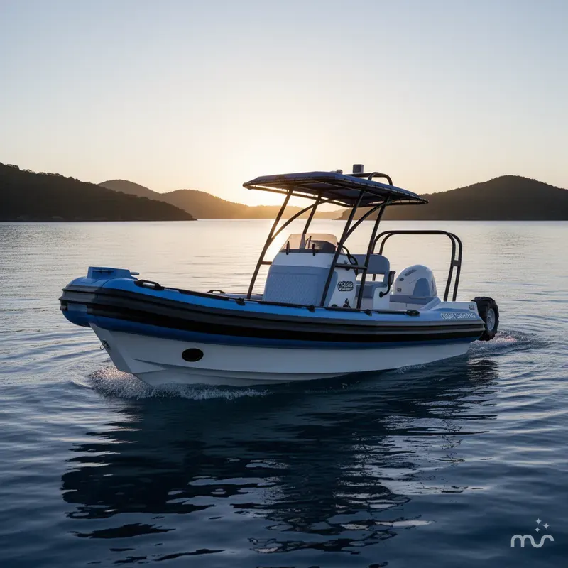 Slide: The Image of Ocean Craft Marine 7.1m Amphibious RIB 2022 - 2