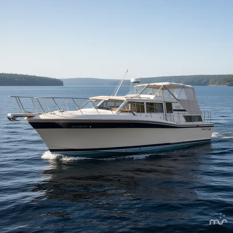 Slide: The Image of Chris-Craft 381 Catalina 1980 - 2