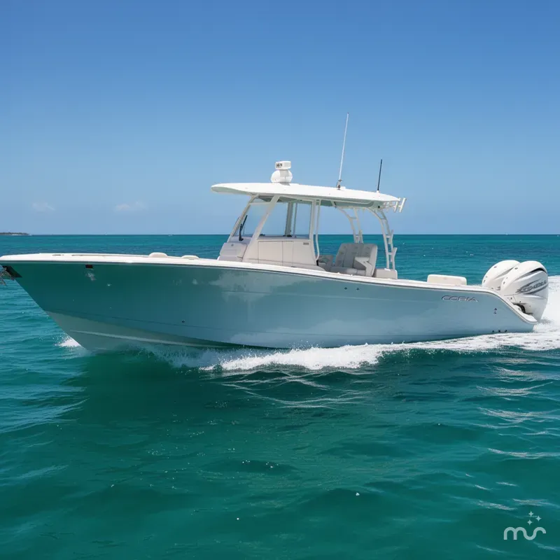 Slide: The Image of Cobia 350 Center Console 2023 - 2