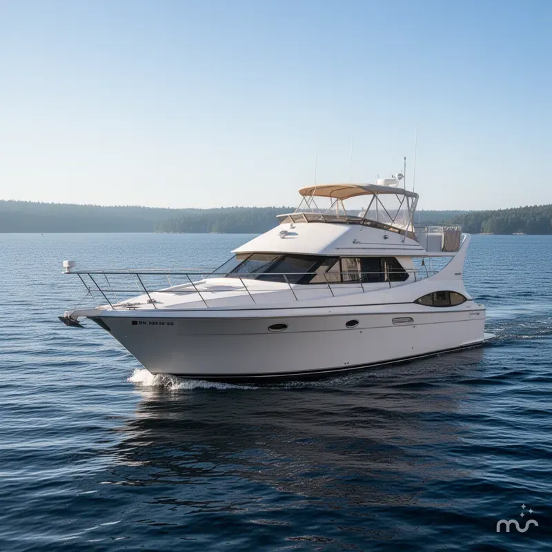 Slide: The Image of Carver Yachts 350 Mariner 1999 - 2
