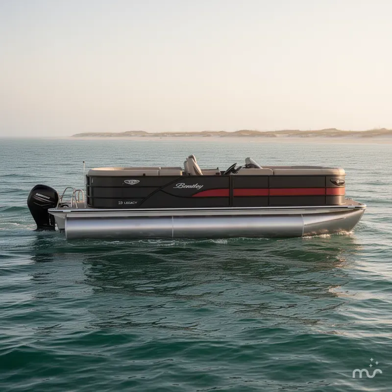 Slide: The Image of Bentley Pontoons Legacy 223 Navigator 2026 - 2