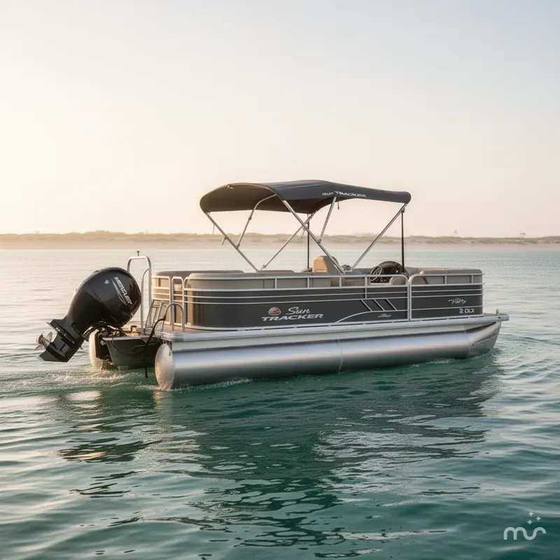 The Image of Sun Tracker Party Barge 22 DLX 2023 - 0