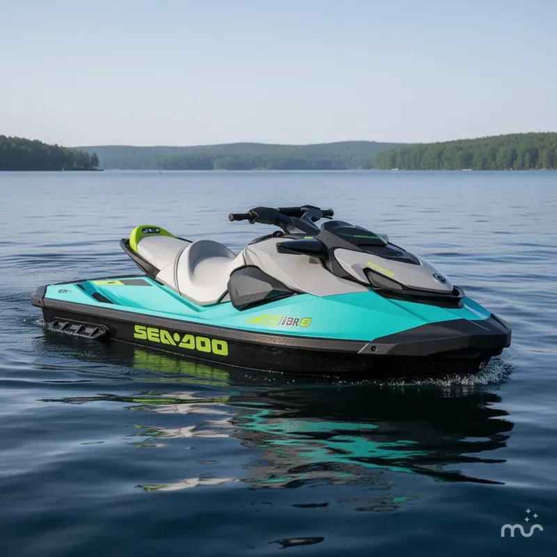 The Image of Sea-Doo GTI™ SE 170 Tech, Audio, iDF, iBR SE 170 W AUDIO, Ibr, Idf, TEAL & GREEN 2026 - 0