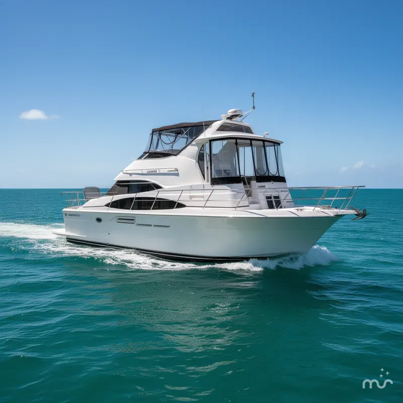 Slide: The Image of Carver Yachts 444 Cockpit Motor Yacht 2003 - 2