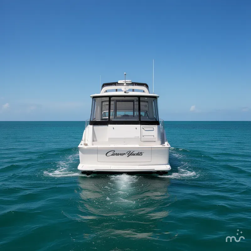 Slide: The Image of Carver Yachts 444 Cockpit Motor Yacht 2003 - 3