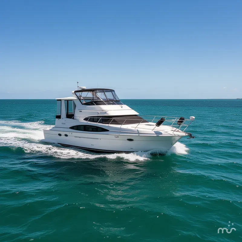 Slide: The Image of Carver Yachts 444 Cockpit Motor Yacht 2003 - 4