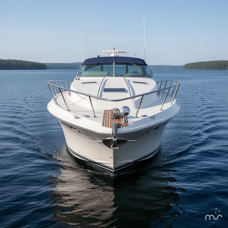 Slide: The Image of Sea Ray 390 Express Cruiser 1991 - 1