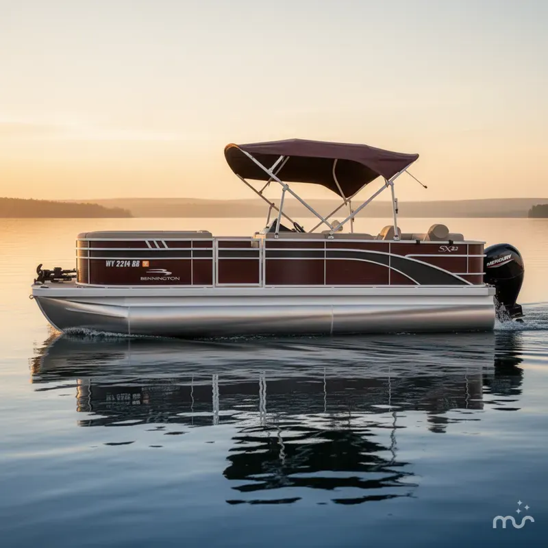 Slide: The Image of Bennington 22SSX Fish and Cruise 2021 - 2