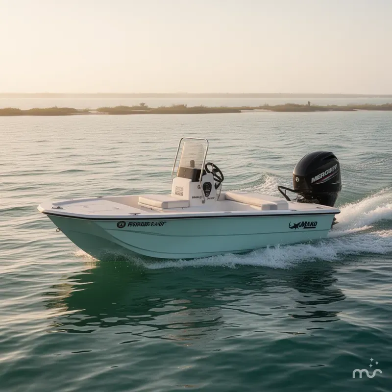 Slide: The Image of Mako Pro Skiff 13 PRO SKIFF WITH 40HP 2024 - 4