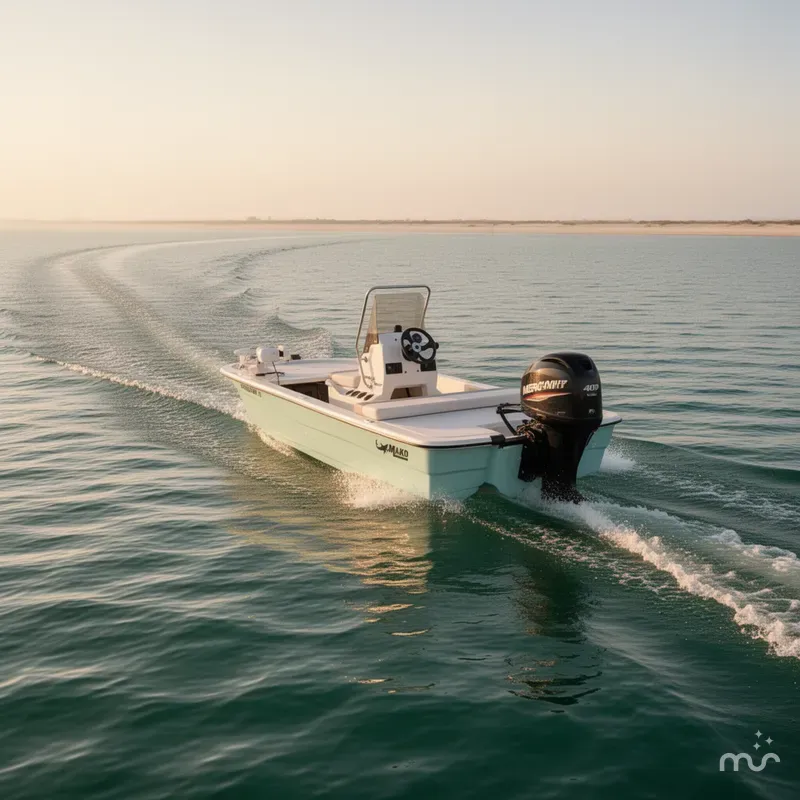 Slide: The Image of Mako Pro Skiff 13 PRO SKIFF WITH 40HP 2024 - 4