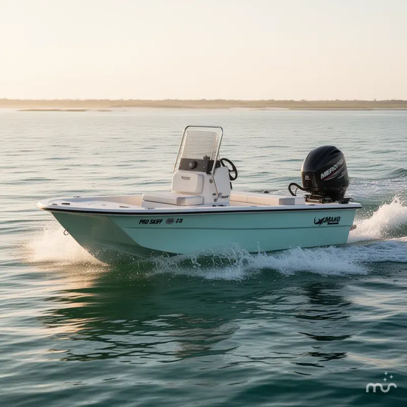 Slide: The Image of Mako Pro Skiff 13 PRO SKIFF WITH 40HP 2024 - 4