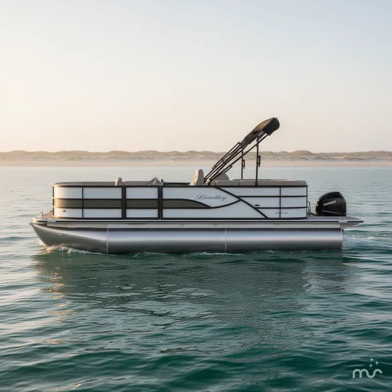 Slide: The Image of Bentley Pontoons Fish 200 FWD CW 2027 - 2