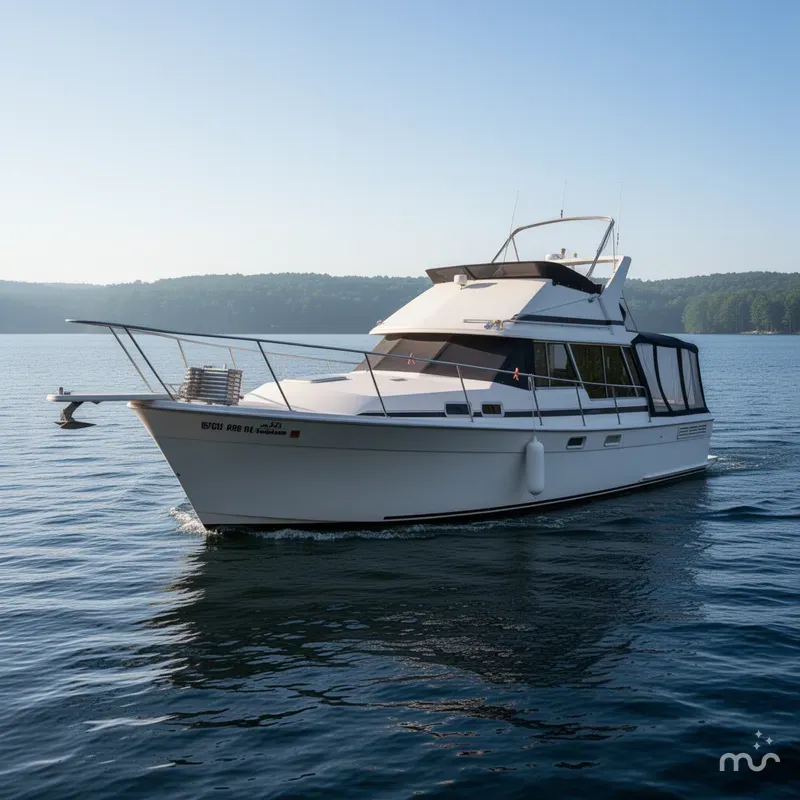 Slide: The Image of Bayliner 3218 Motoryacht 1988 - 2