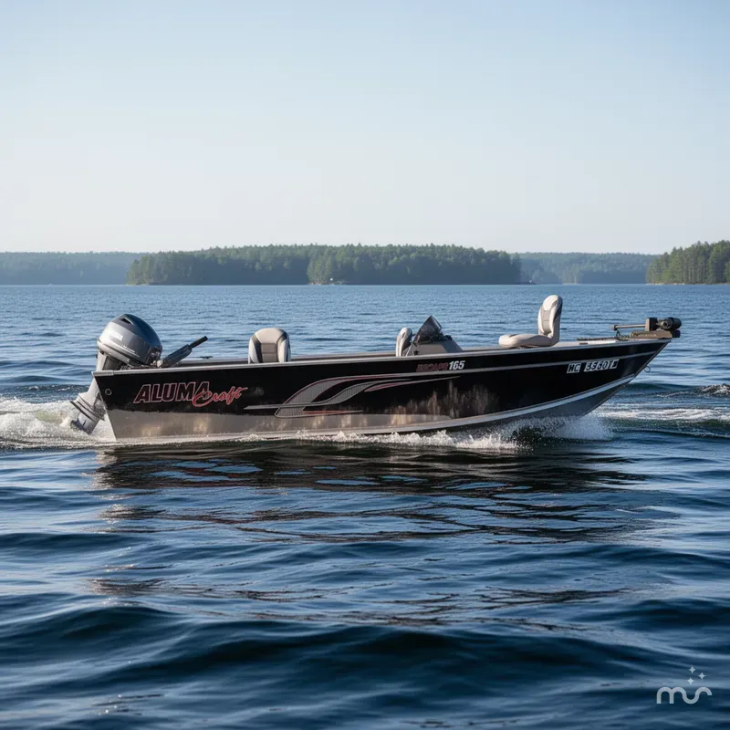 Slide: The Image of Alumacraft Escape 165 Tiller 2015 - 4
