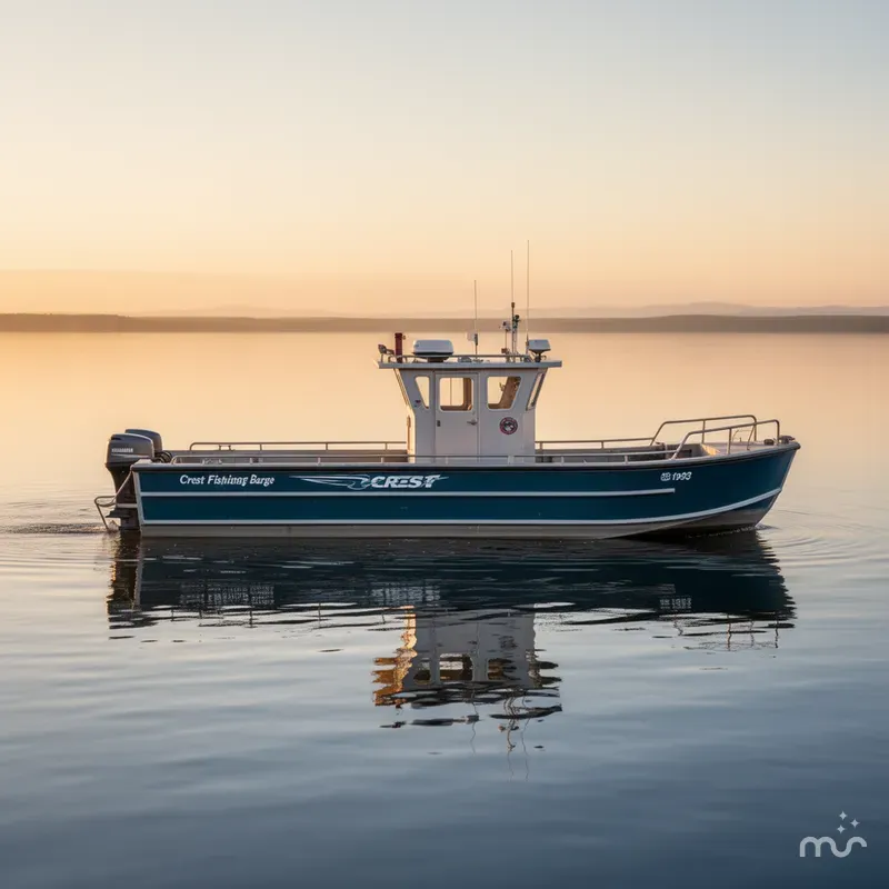 Slide: The Image of Crest Fishing Barge 1993 - 2