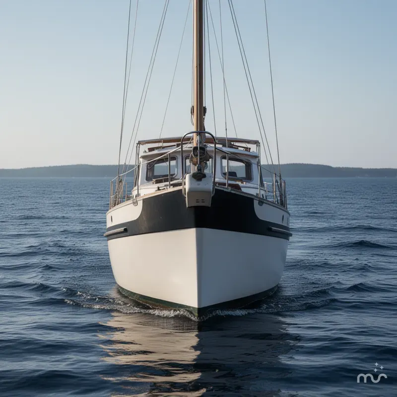 Slide: The Image of Banjer 37 Motorsailer 1970 - 1