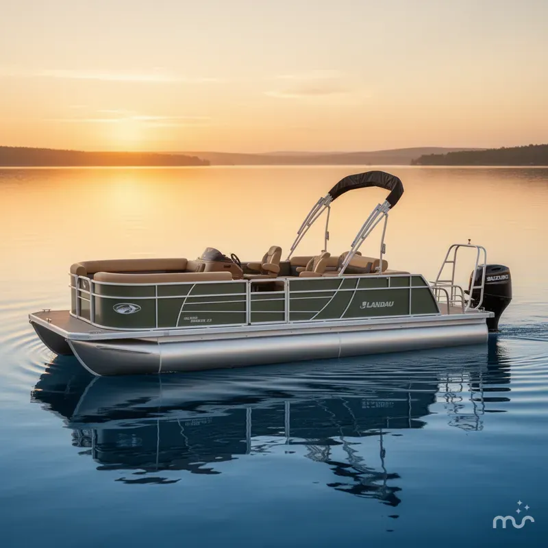 The Image of Landau Island Breeze 23 Swing Back Lounge Rear 2026 - 0