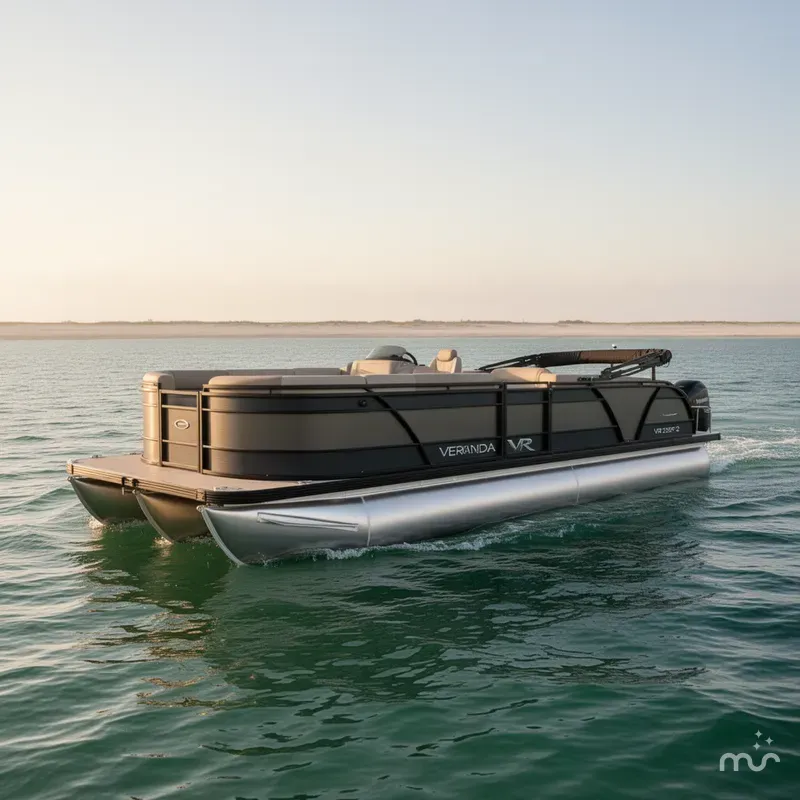 Slide: The Image of Veranda VR235F2 Tritoon 2026 - 2