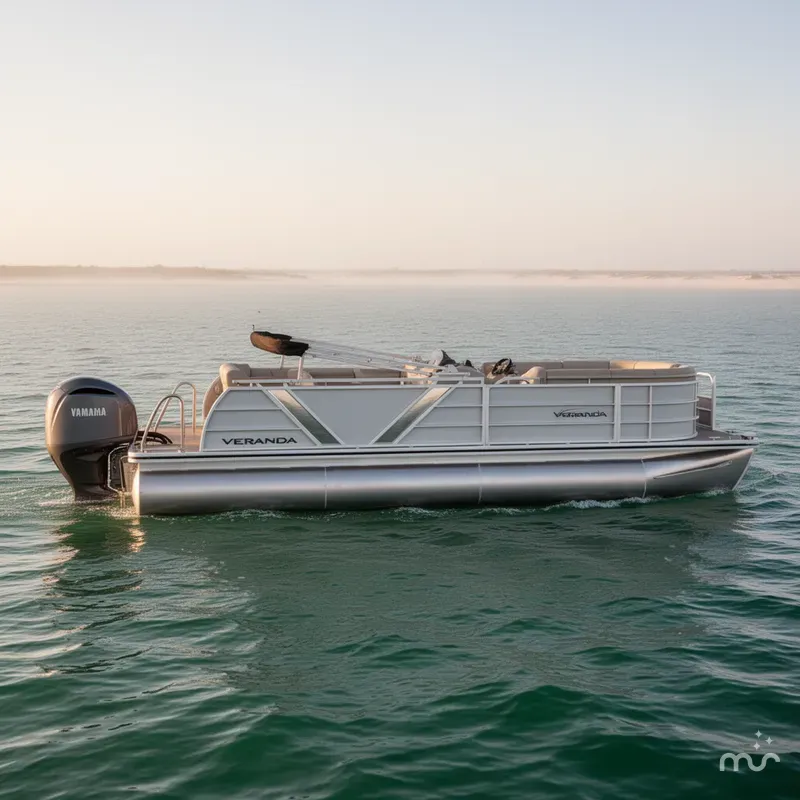 Slide: The Image of Veranda VX25DCVL Pontoon 2025 - 2